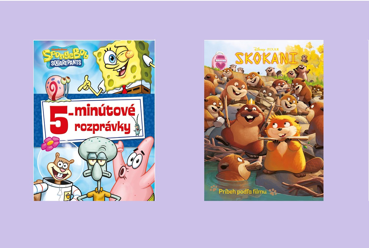 HRDINOVIA OBĽÚBENÝCH ANIMÁKOV V KNIŽNÝCH PRÍBEHOCH