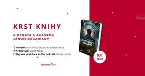 9. 4.  - Krst knihy Statočný chlapík 