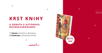 Krst knihy a debata s autorkou Nofreeusernames