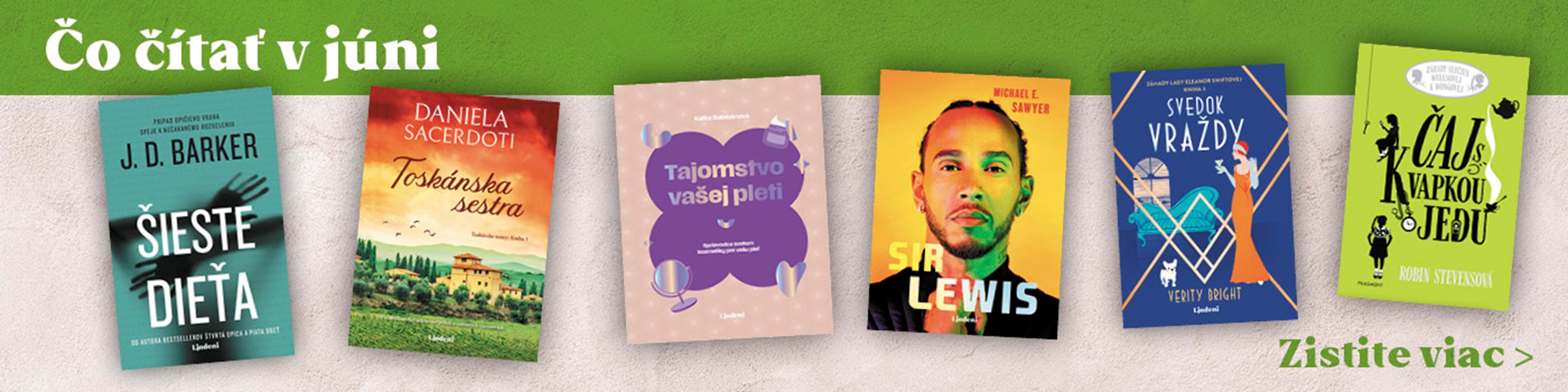Máte chuť na detektívku alebo romantiku? A čo takto životopis Lewisa Hamiltona?