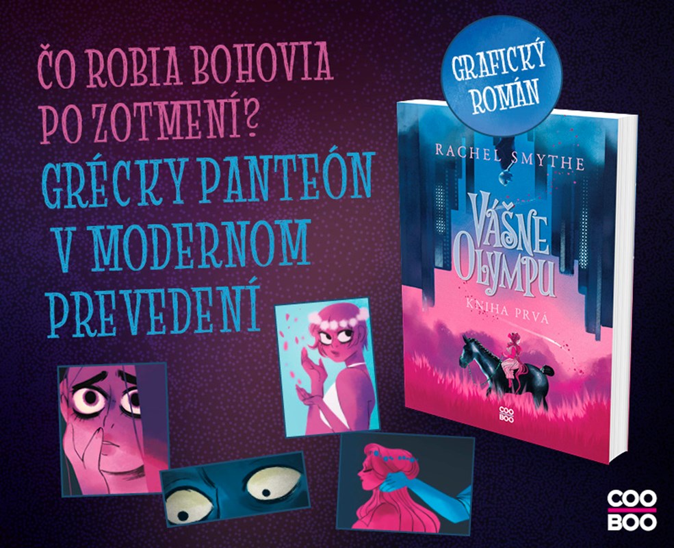 ČO ROBIA BOHOVIA PO ZOTMENÍ? GRÉCKY PANTEÓN V NÁDHERNOM GRAFICKOM ROMÁNE VÁŠNE OLYMPU