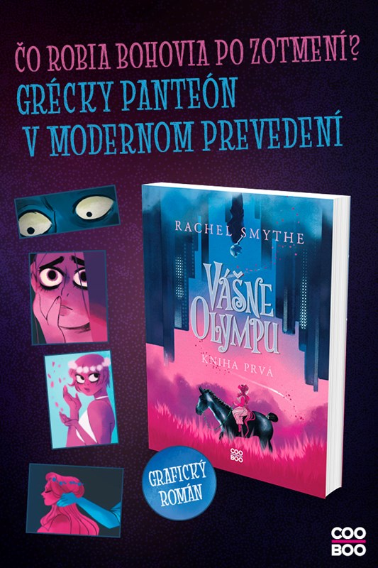 ČO ROBIA BOHOVIA PO ZOTMENÍ? GRÉCKY PANTEÓN V NÁDHERNOM GRAFICKOM ROMÁNE VÁŠNE OLYMPU