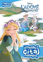 Ľadové kráľovstvo - Vyfarbuj, čítaj, nalepuj