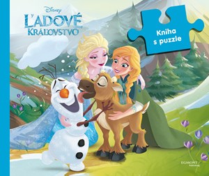 Ľadové kráľovstvo - Kniha s puzzle