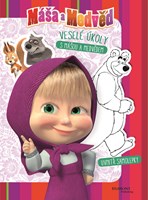 Máša a medvěd - Veselé úkoly s Mášou a medvědem - Uvnitř samolepky