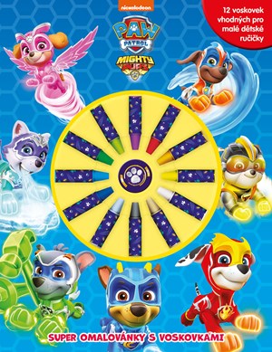 Tlapková patrola - Super omalovánky s voskovkami