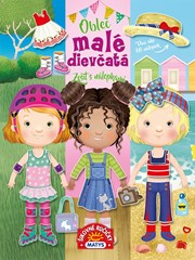 Zošit s nálepkami: Obleč malé dievčatá