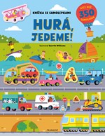 Knížka se samolepkami - Hurá, jedeme!