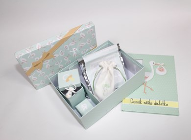 Poklady nášho dieťatka - box na spomienkové predmety (2. akosť)