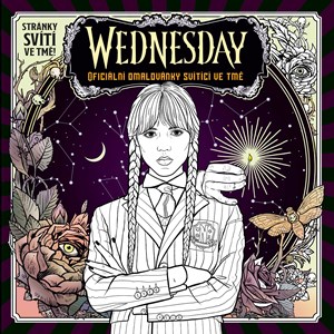 Wednesday: Oficiální omalovánky svítící ve tmě 