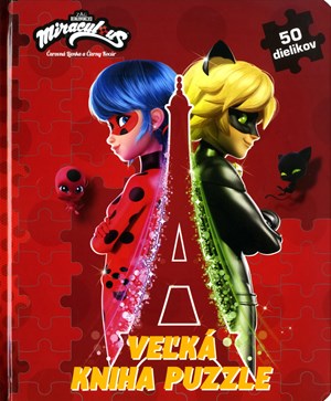 Čarovná Lienka a Čierny Kocúr - Veľká kniha puzzle (2. akosť)