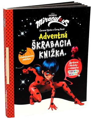 Čarovná Lienka a Čierny Kocúr - Adventná škrabacia knižka (2. akosť)