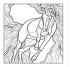 a101e0n0011100_rise-koni-omalovanky_list